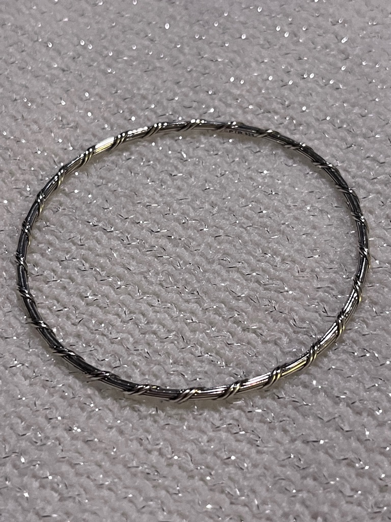 Peter Thomas Roth Sterling Silver Twisted Bangle Bracelet